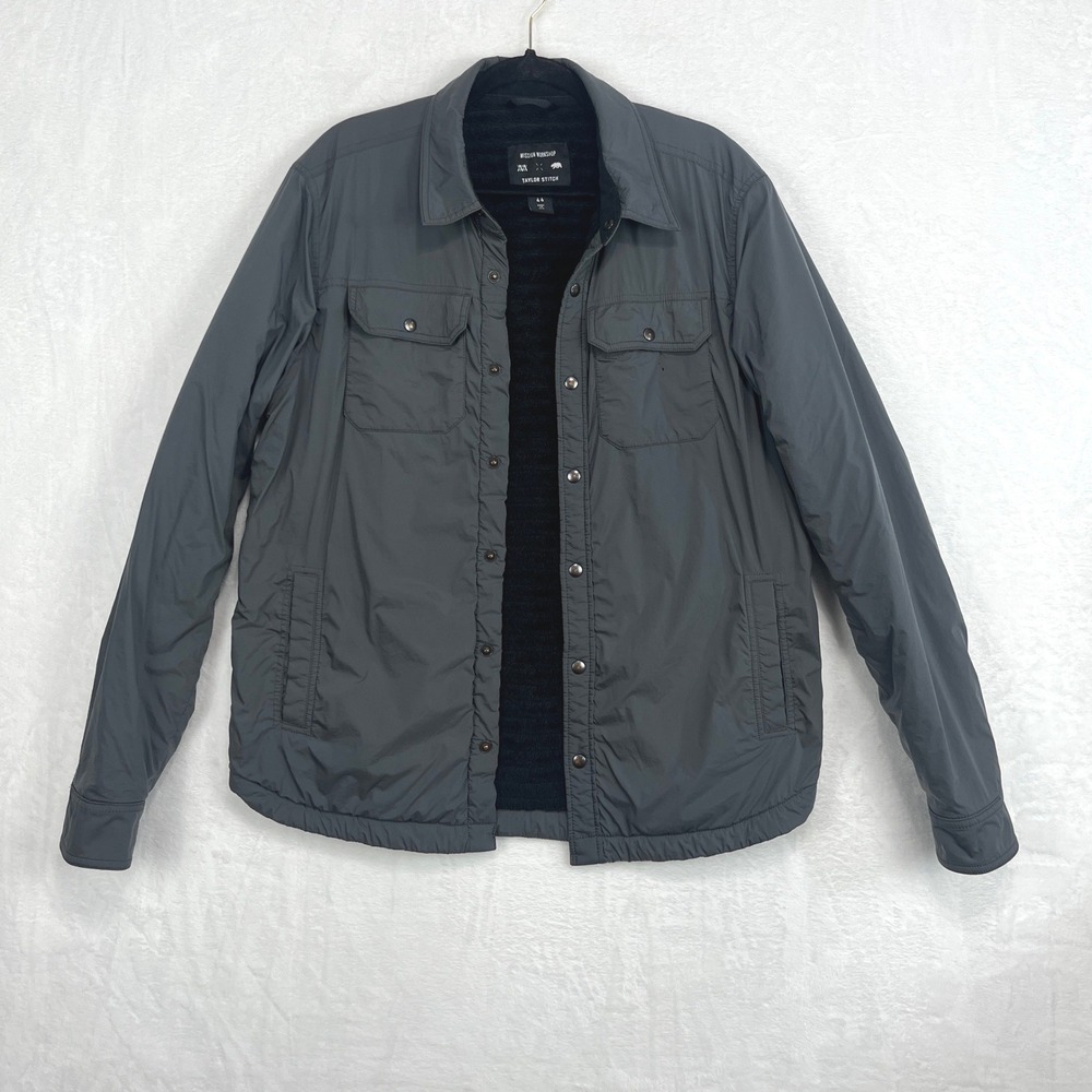 Taylor Stitch x Mission Workshop Albion Jacket Grey Insulated Fleece XL *Read - Picture 2 of 16